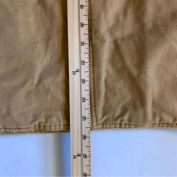 Wrangler Hero Men’s Sherpa Lined Canvas Work Vest Sz L Brown Corduroy Trim *READ - Picture 13 of 14